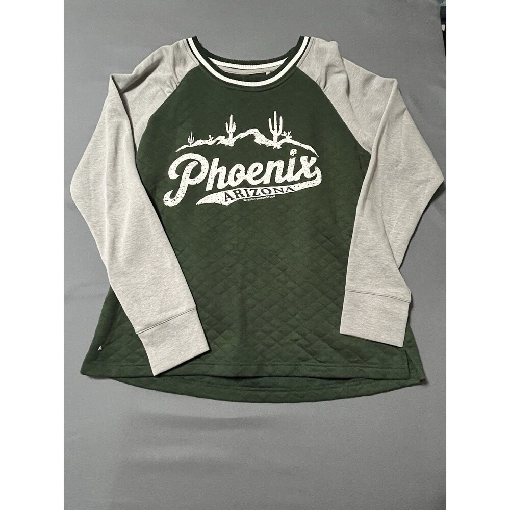 Antigua Phoenix Arizona Sweatshirt Size L Green Long Sleeve